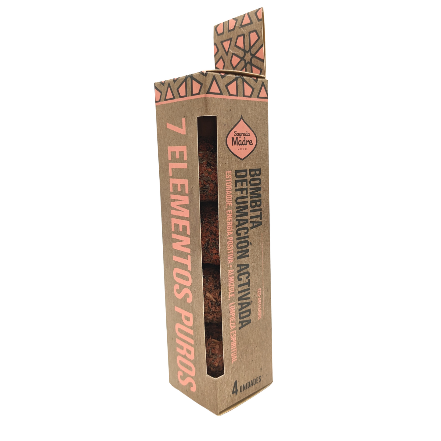 Boîte de 4 ampoules d'encens 7 éléments purs