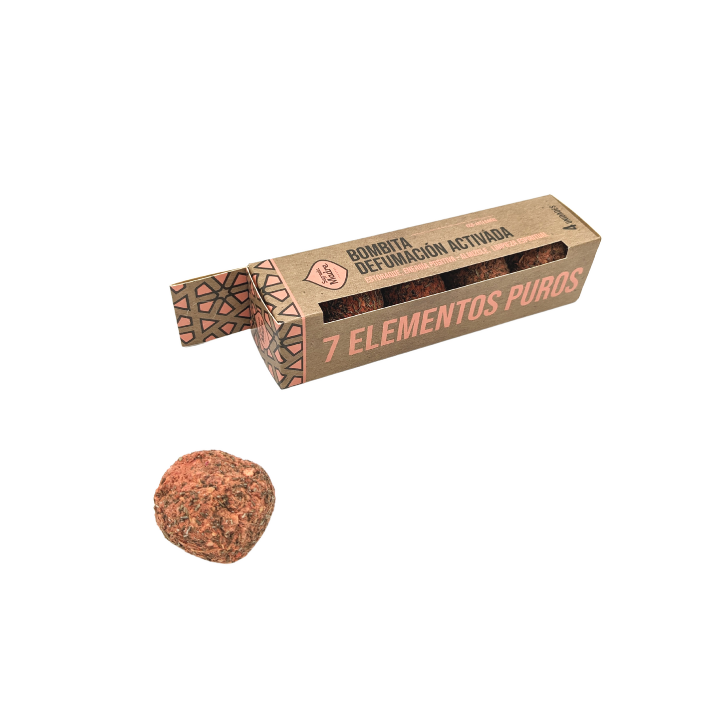 Boîte de 4 ampoules d'encens 7 éléments purs