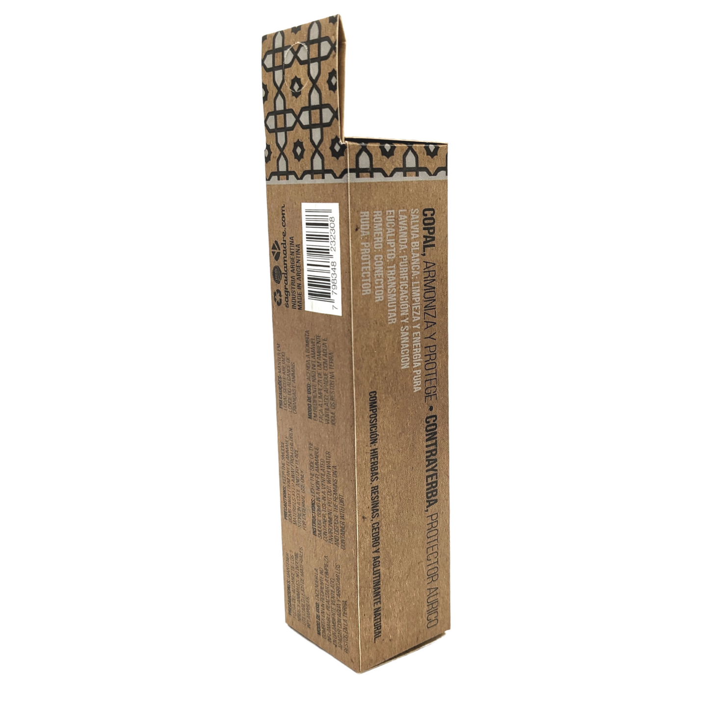 Coffret de 4 bâtons d'encens aux 7 herbes et au copal