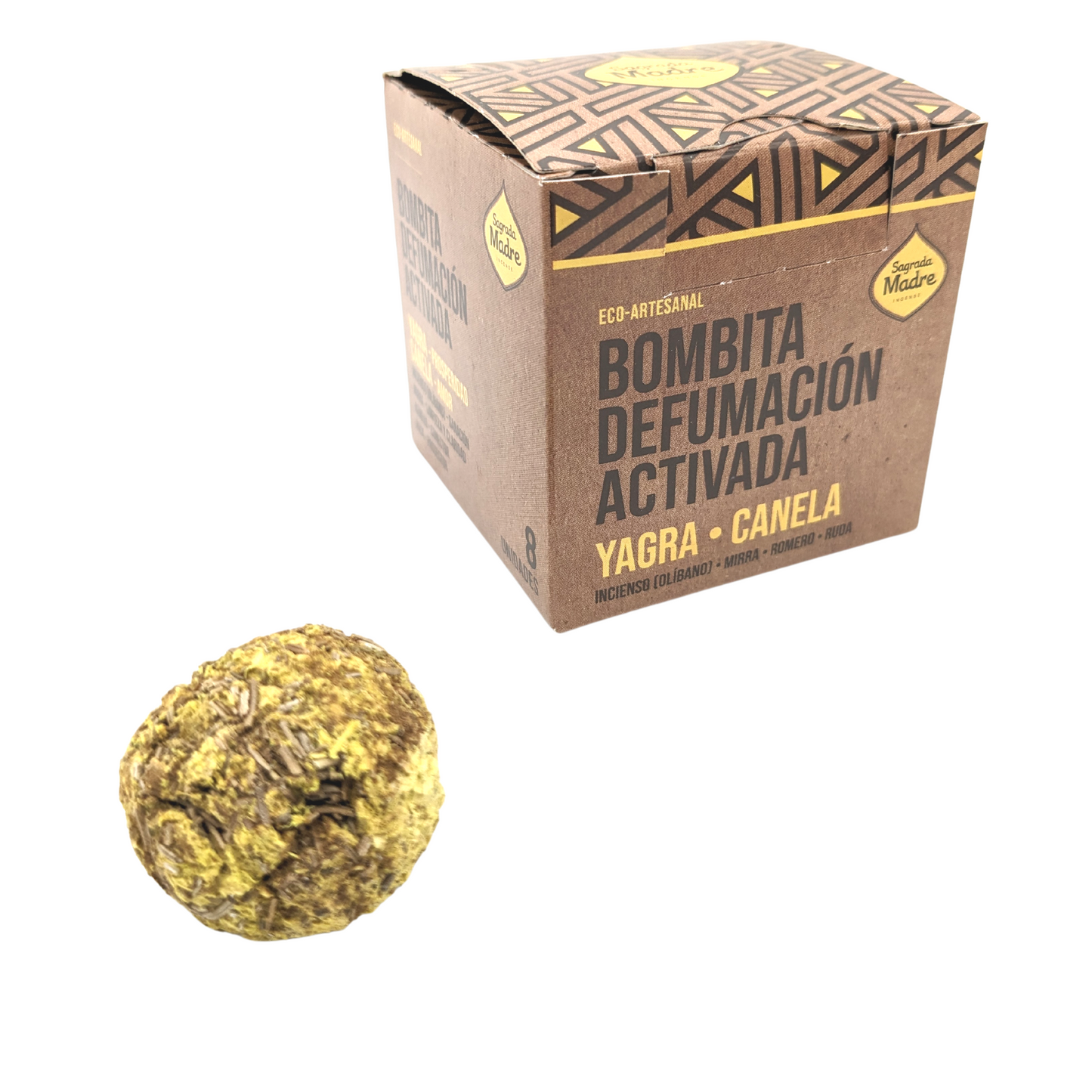 Boîte de 8 bâtons d'encens Yagra-Cannelle
