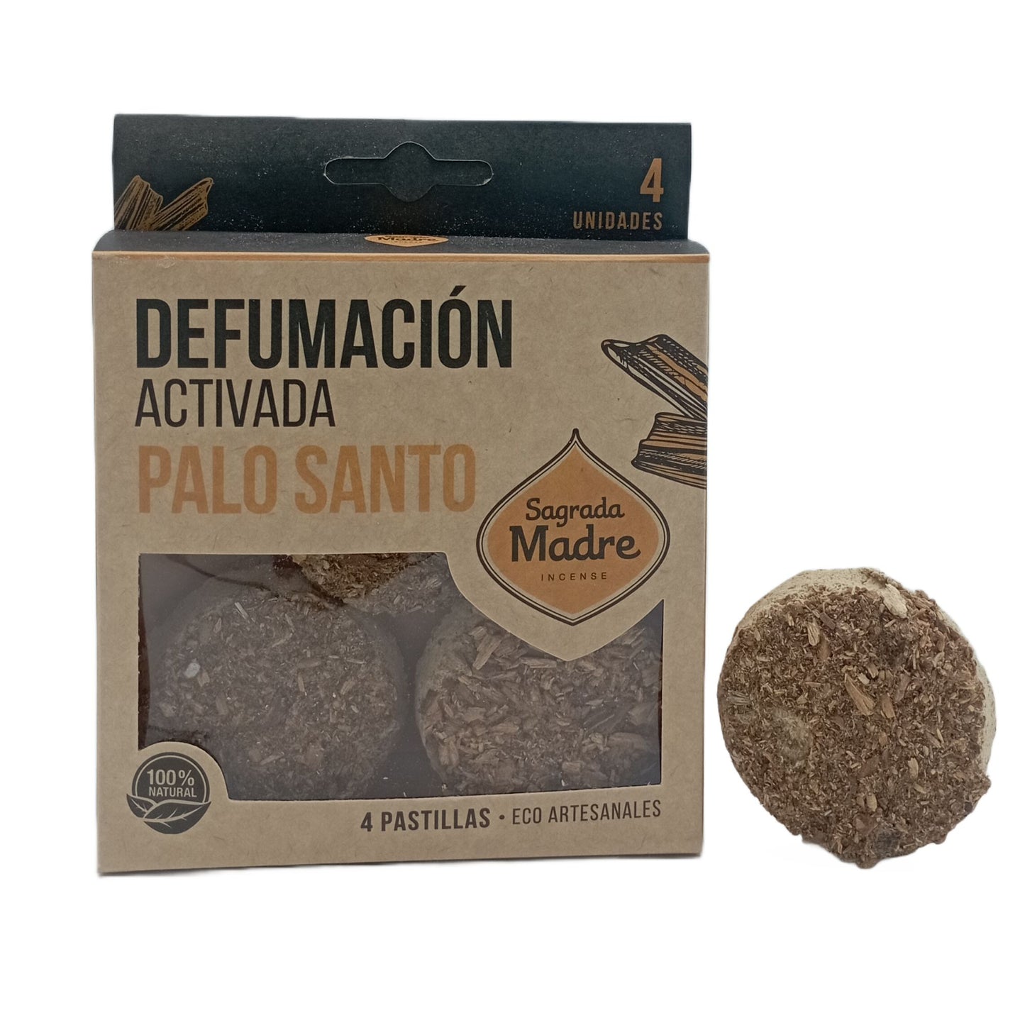 Harz-Räuchertabletten X 4 Palo Santo