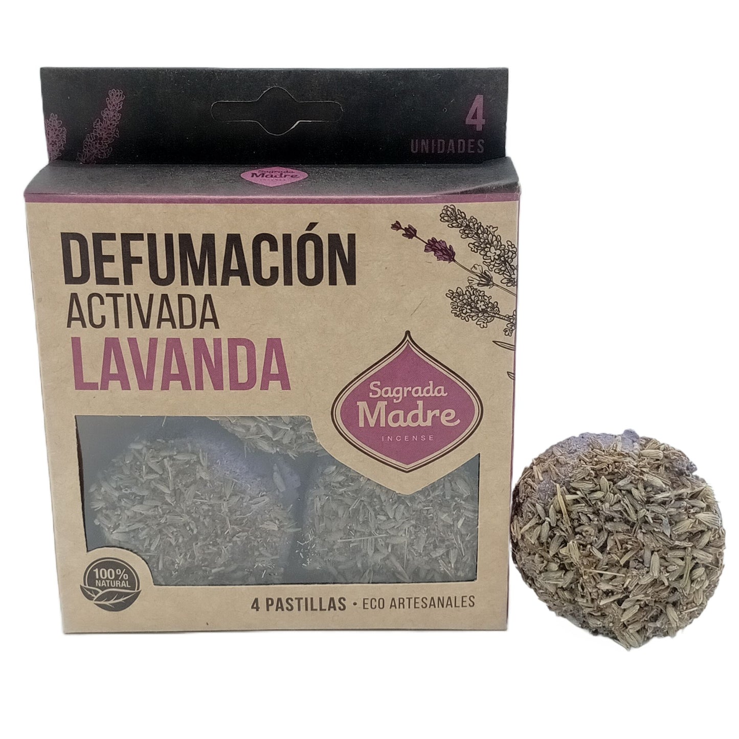 Harz-Räuchertabletten X 4 Lavendel