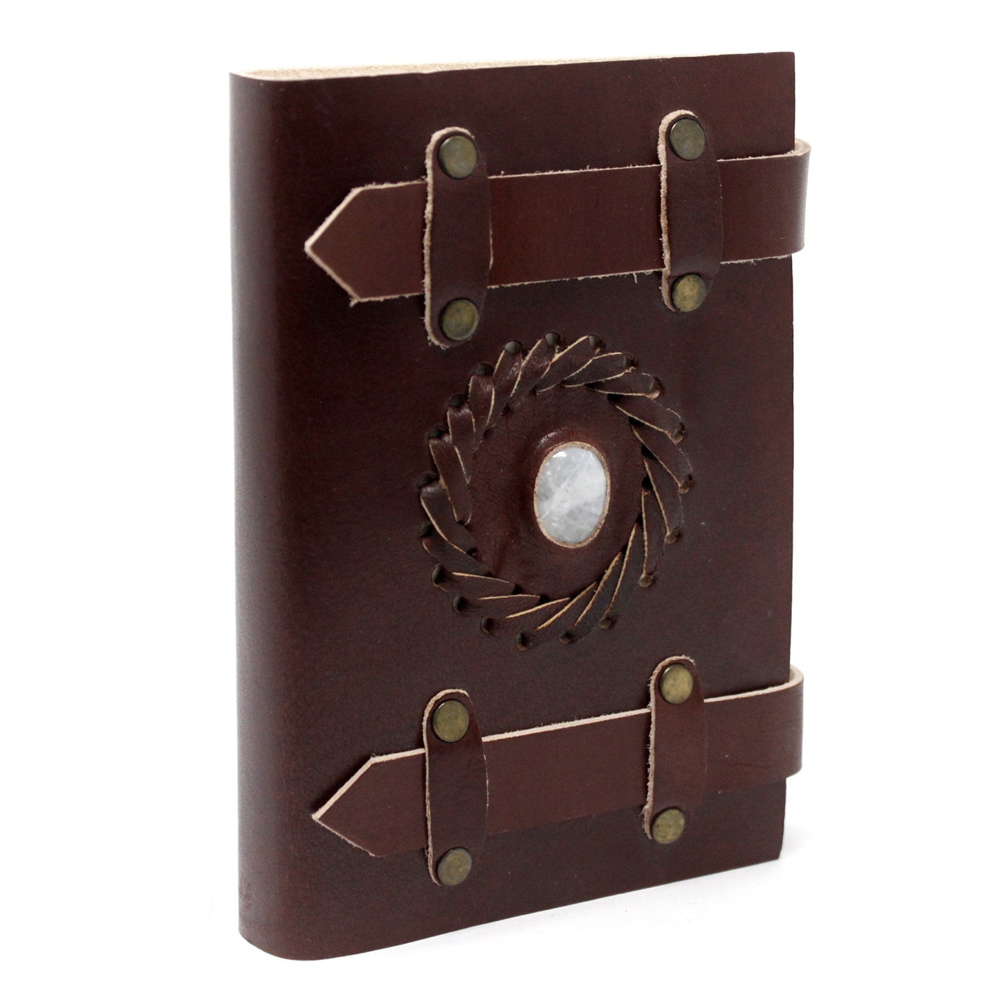 Carnet de notes en cuir avec sangles Eye of the Moon