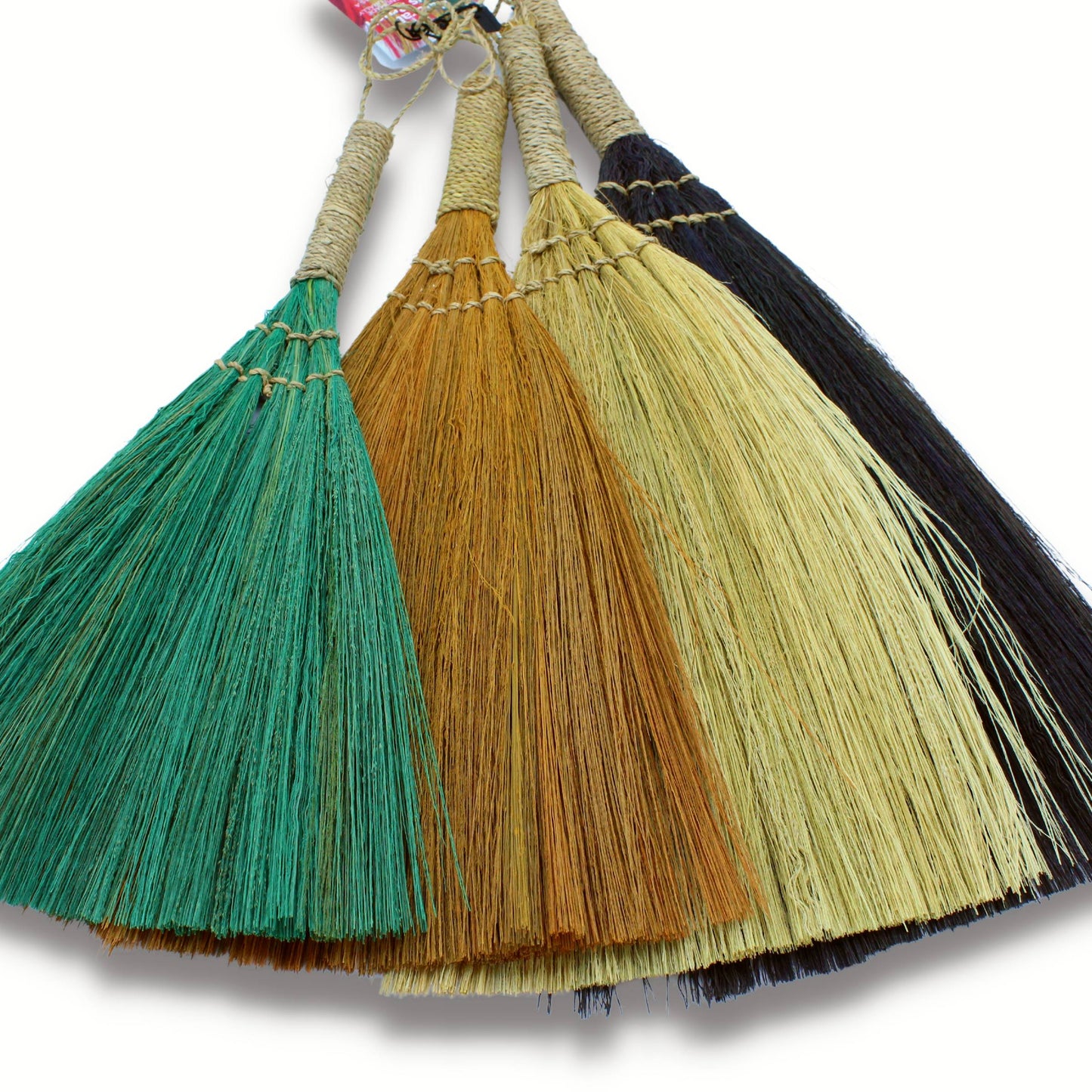 Set 4 - Pampas-Fächerbesen - Gemischte Farben und Größen