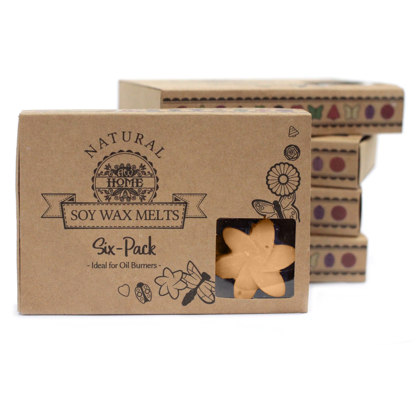 Coffret de 6 fondants à la cire de soja - Jasmin