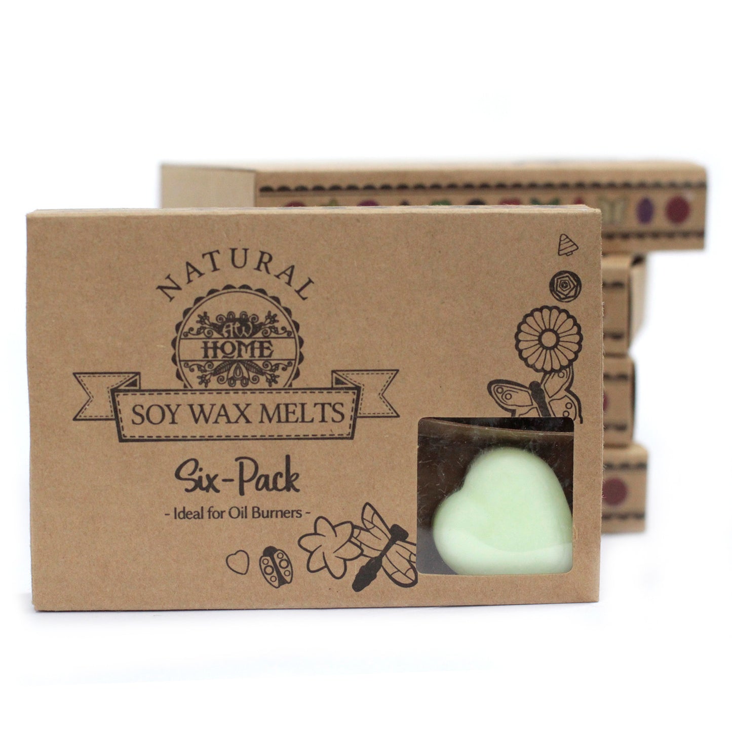 Coffret de 6 fondants à la cire de soja - Pomme épicée