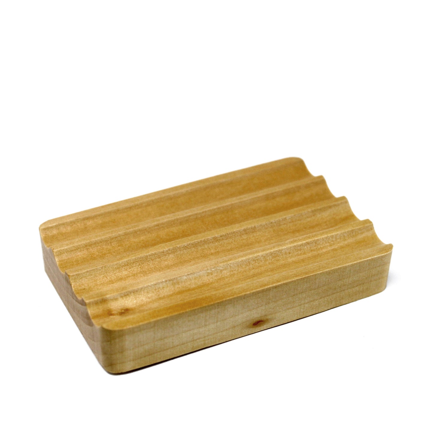 Porte-savon en bois Hemu - Rainuré