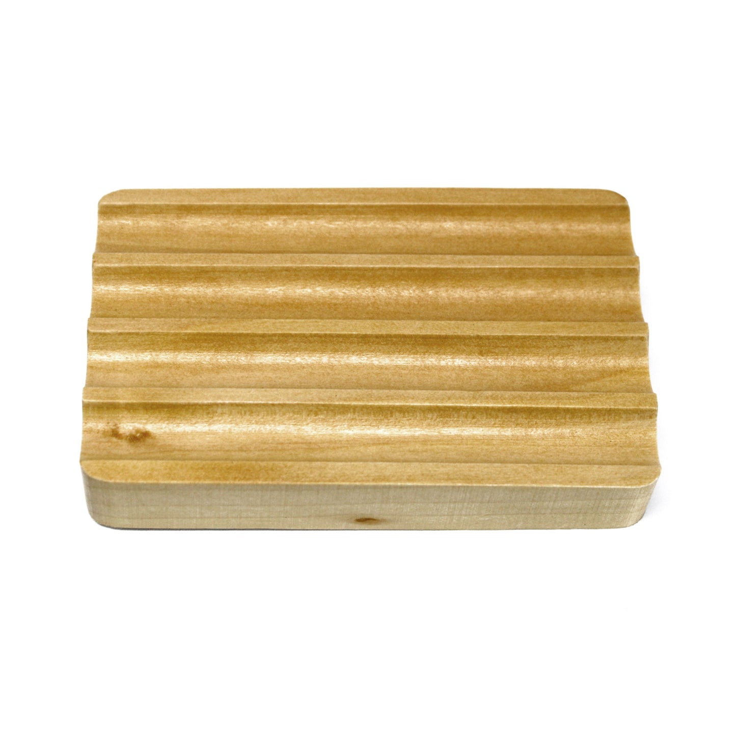 Porte-savon en bois Hemu - Rainuré