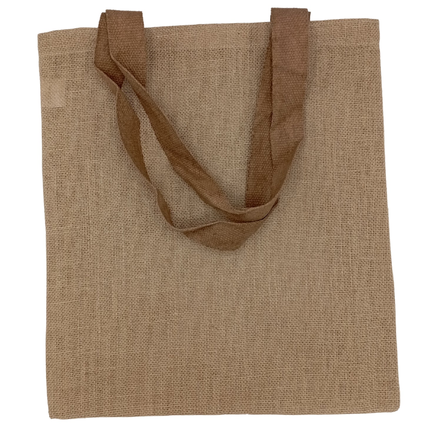 Große Jutetasche - 5 farbige Griffe