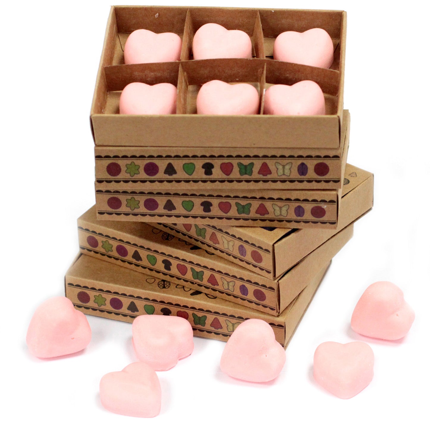 Coffret de 6 crayons à la cire de soja - Sang de dragon