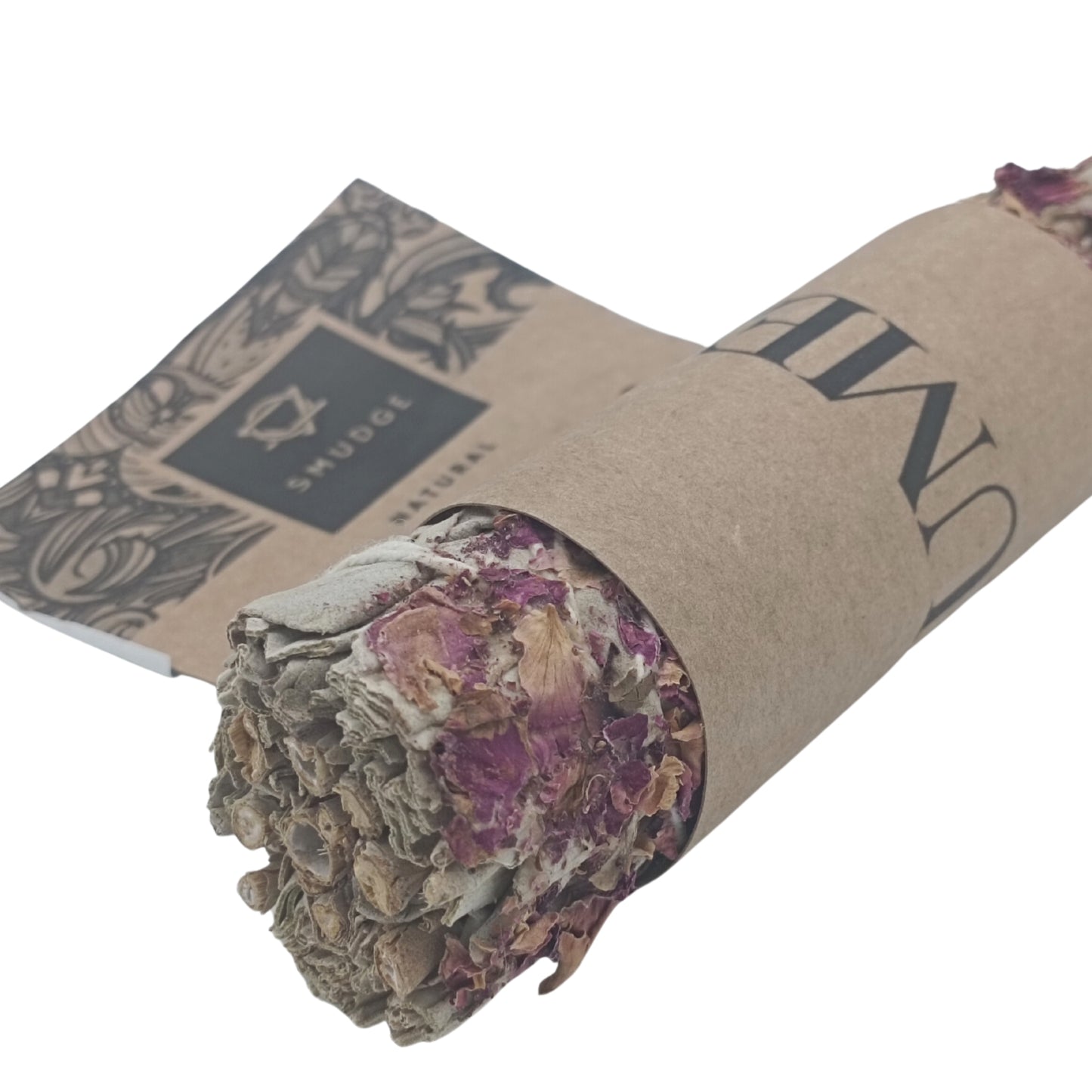 Bouquet d'herbes - Sauge blanche et rose de Castille