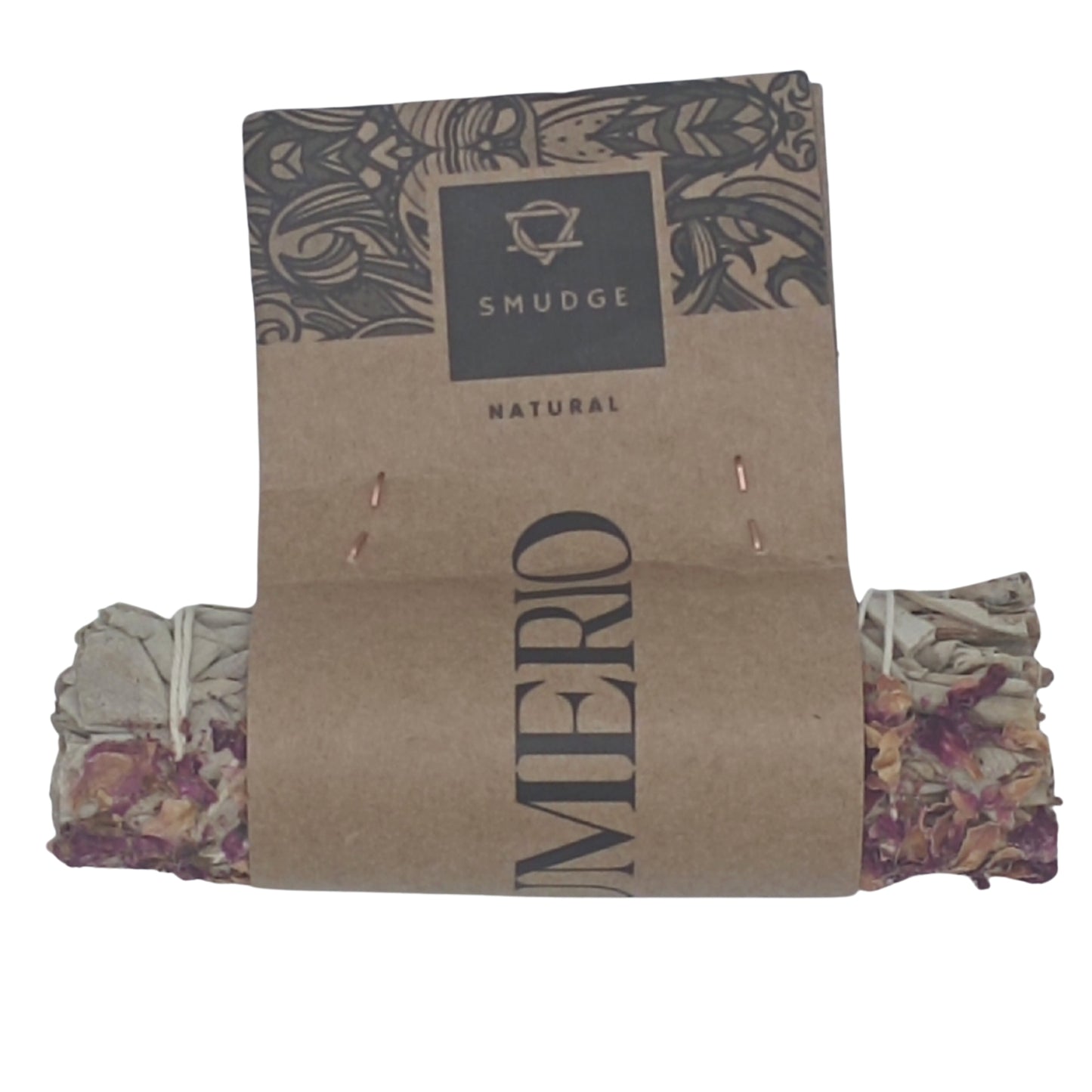 Bouquet d'herbes - Sauge blanche et rose de Castille