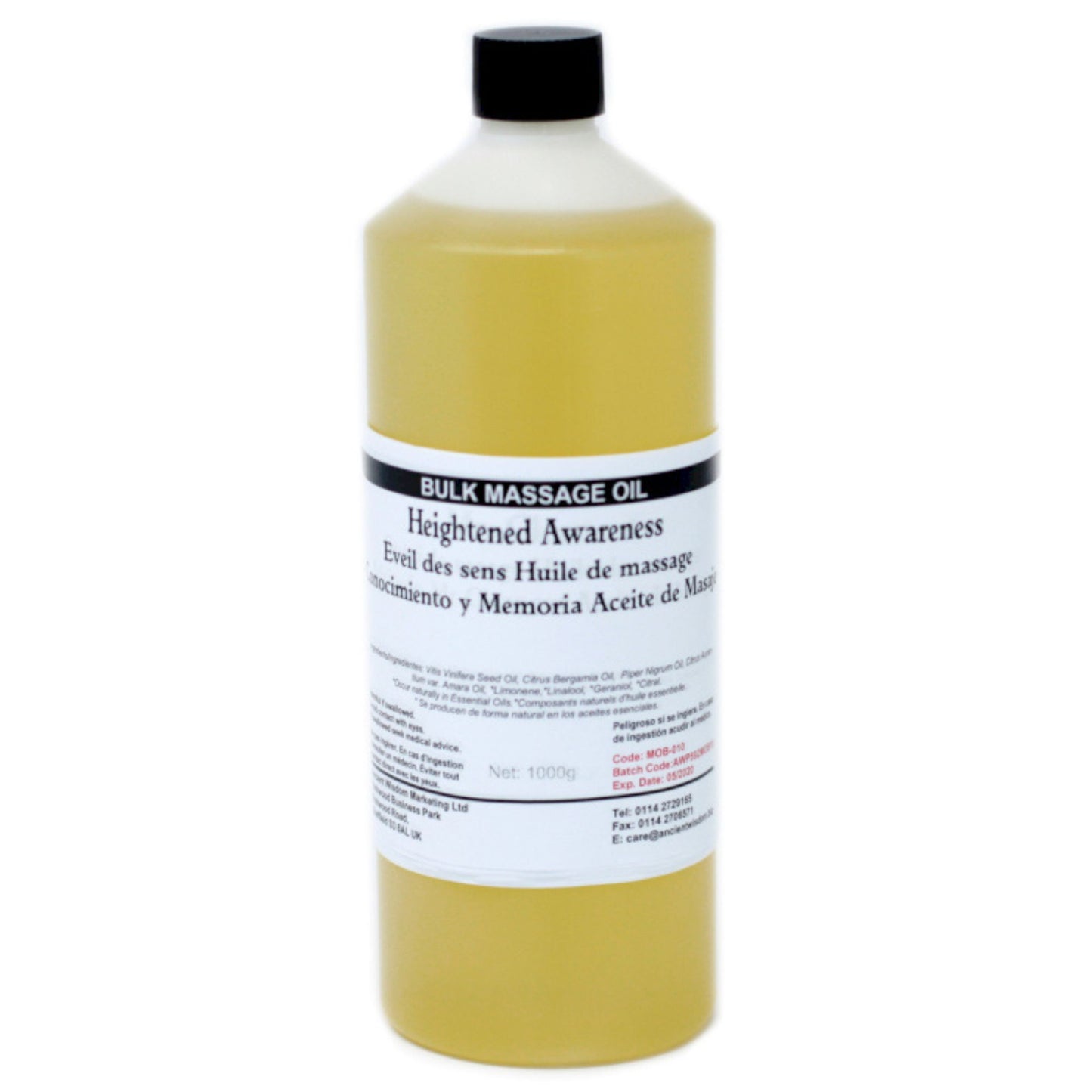 Huile de massage 1 kg - Connaissance et mémoire