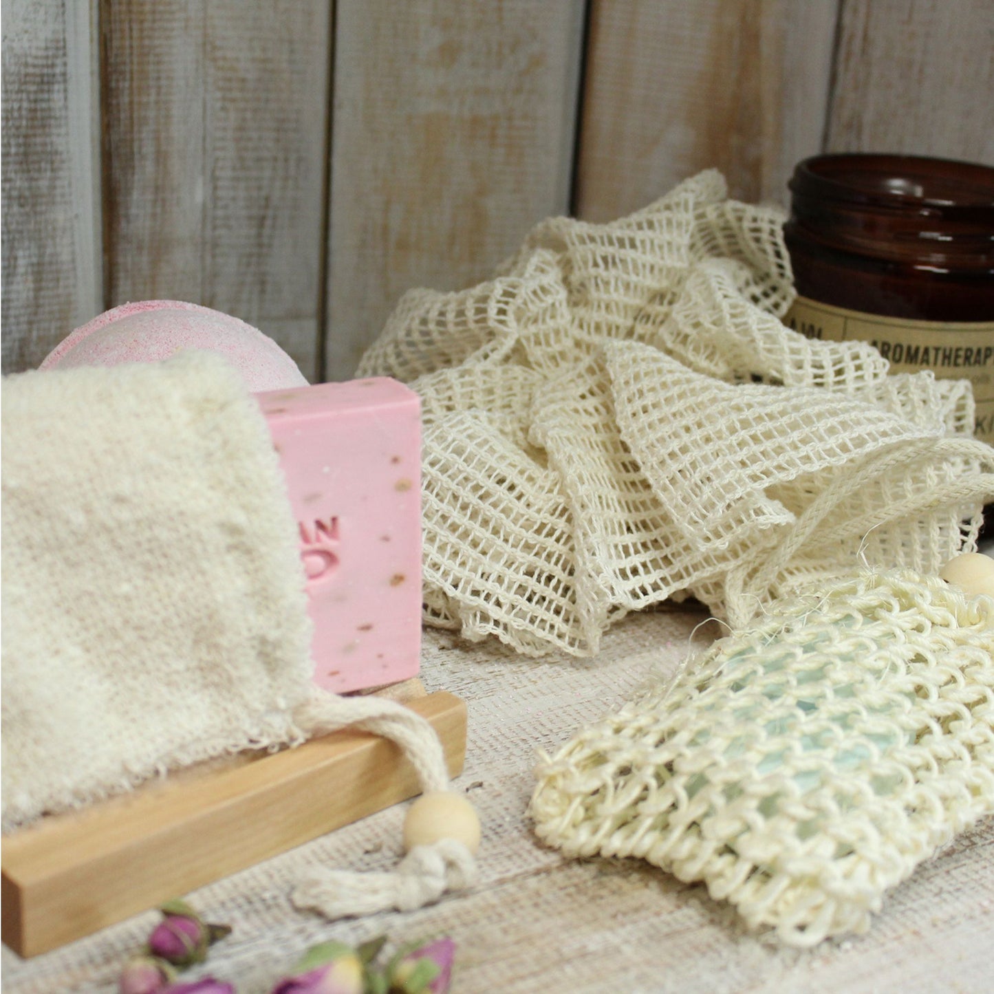 Naturseifensäckchen - Sisal