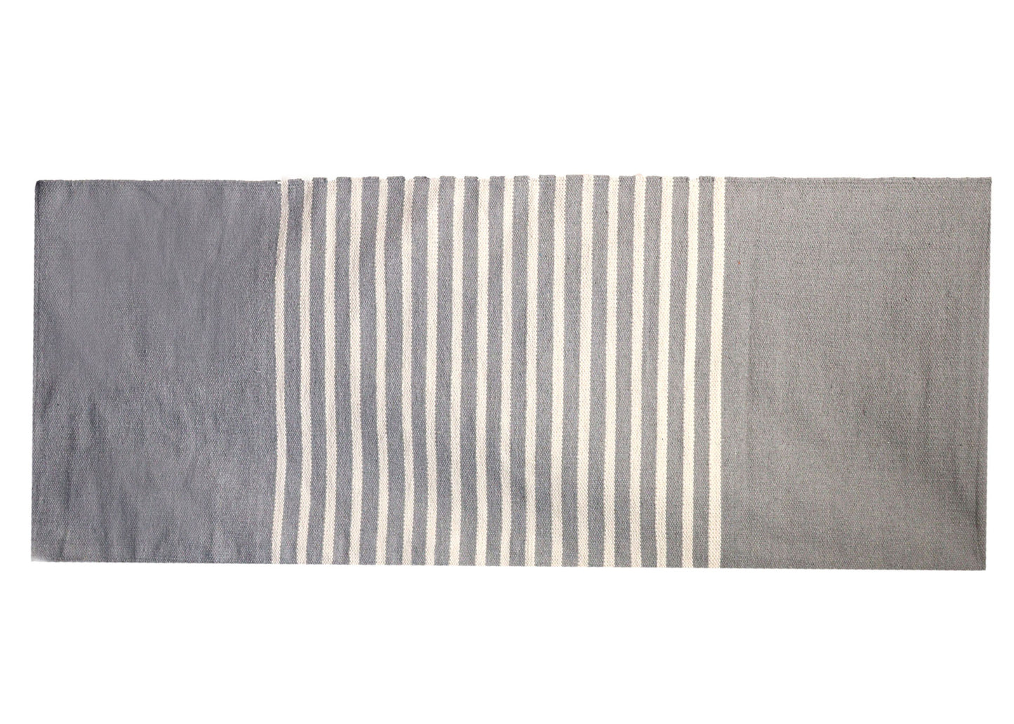 Alfombra India de Algodón - 70x170cm - Gris