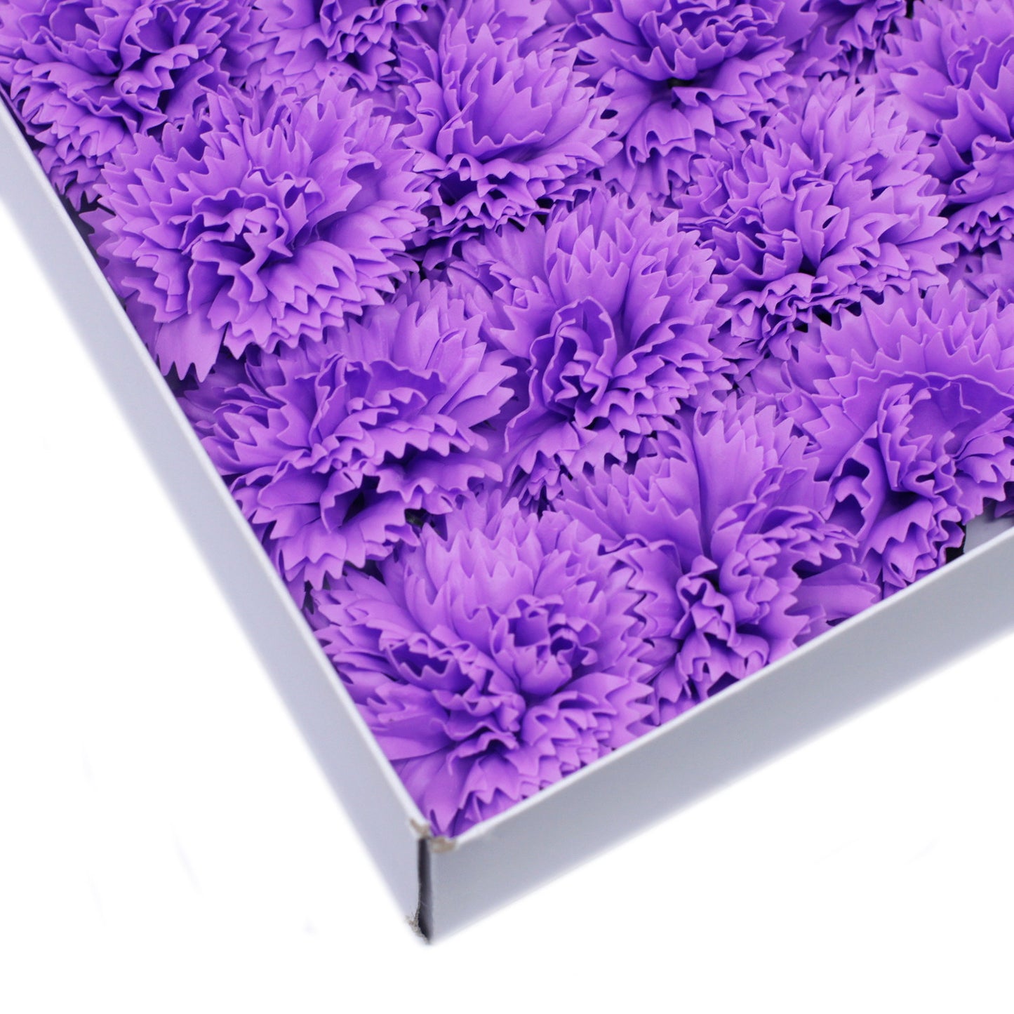 Seifenblumen-Bastelarbeiten - Nelken - Violett