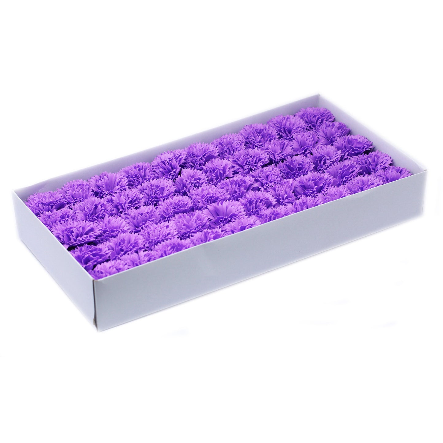 Seifenblumen-Bastelarbeiten - Nelken - Violett