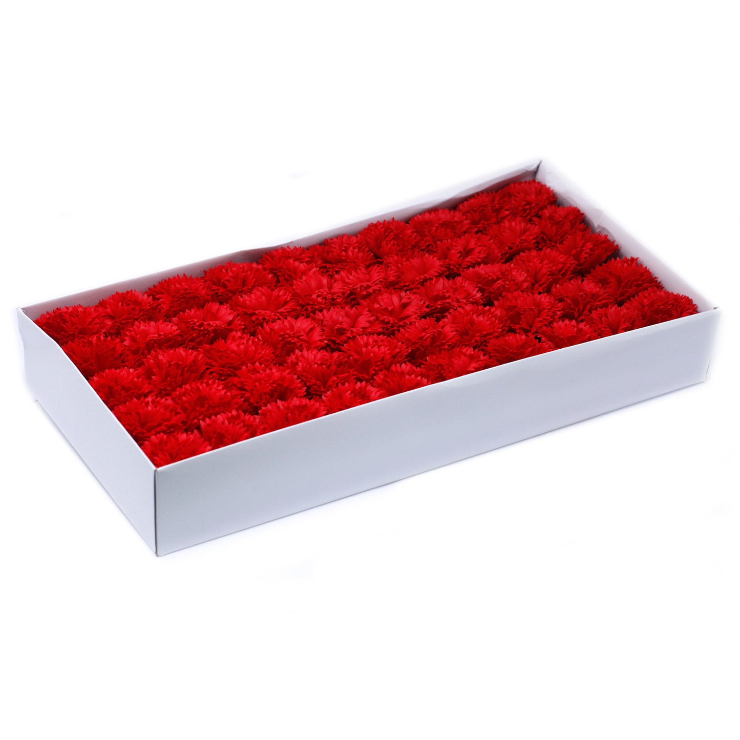 Seifenblumen-Bastelarbeiten - Nelken - Rot