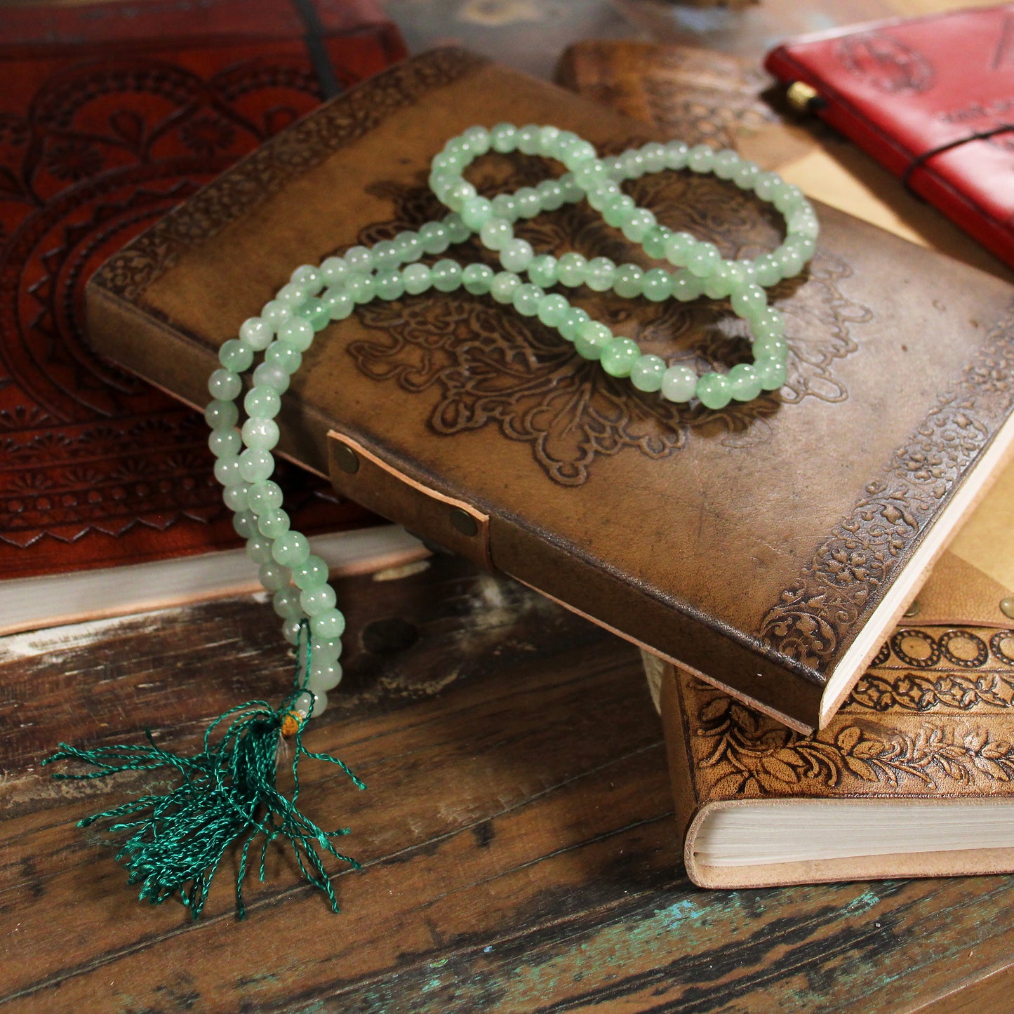 108 Japamala - Aventurine verte
