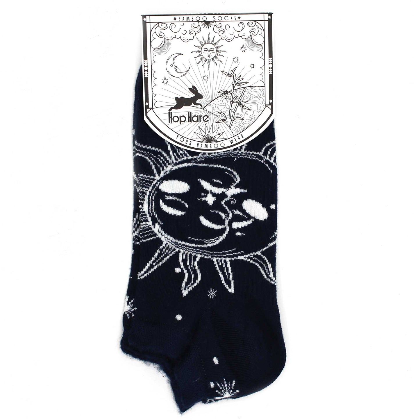 M/L Hop Hare Bamboo Socks Low (41-46) - Sun and Moon