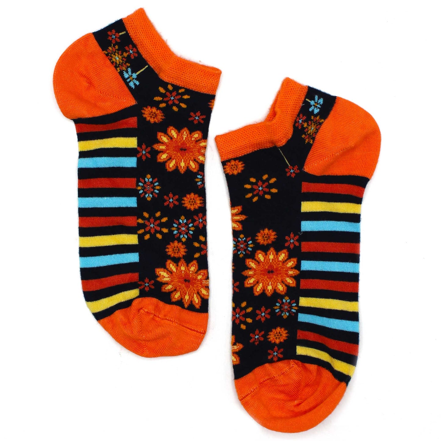 Chaussettes basses en bambou Hop Hare S/M (36-40) - Fleurs Mandala