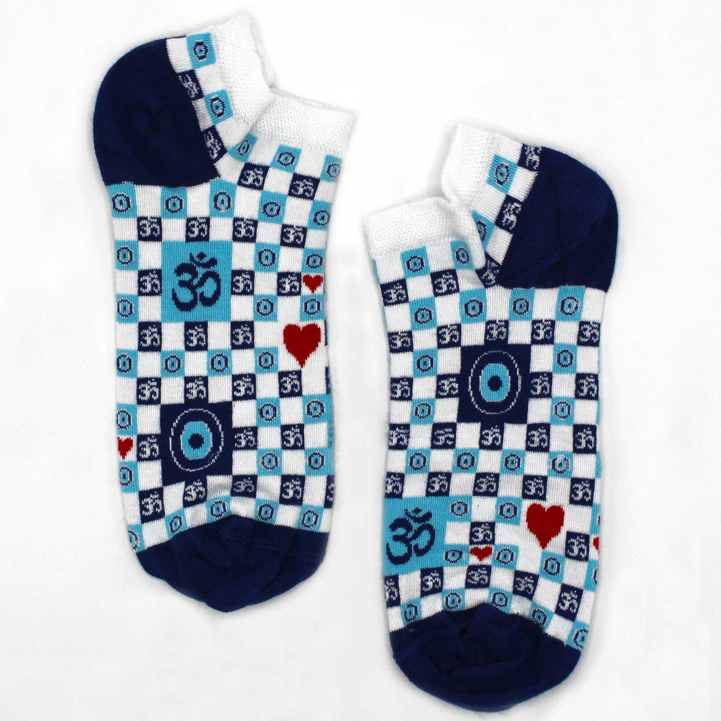Chaussettes basses en bambou Hop Hare S/M (36-40) - Om et Evil Eye
