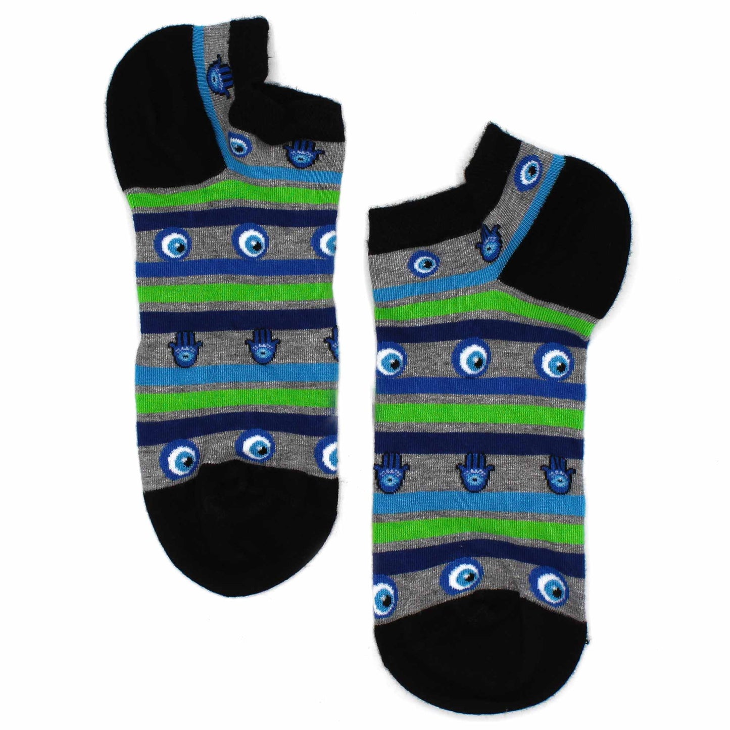 Chaussettes basses en bambou Hop Hare P/M (36-40) - Mauvais œil et Hamsa