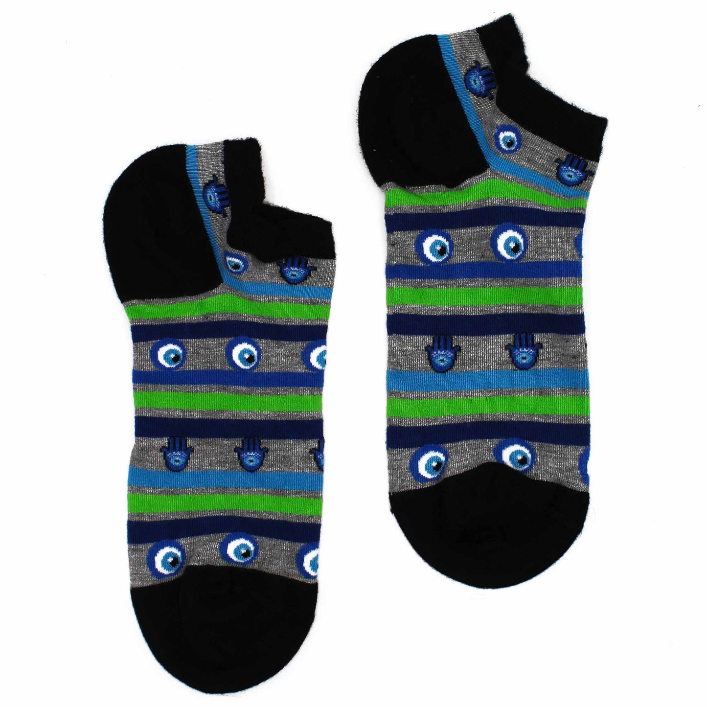 Chaussettes basses en bambou Hop Hare P/M (36-40) - Mauvais œil et Hamsa