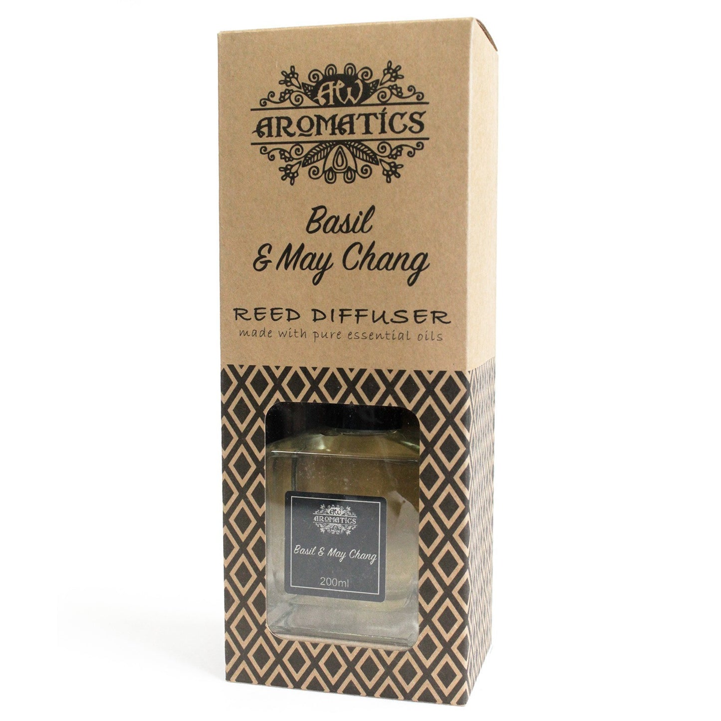 Diffuseur de roseaux aux huiles essentielles - Basilic et Maychang