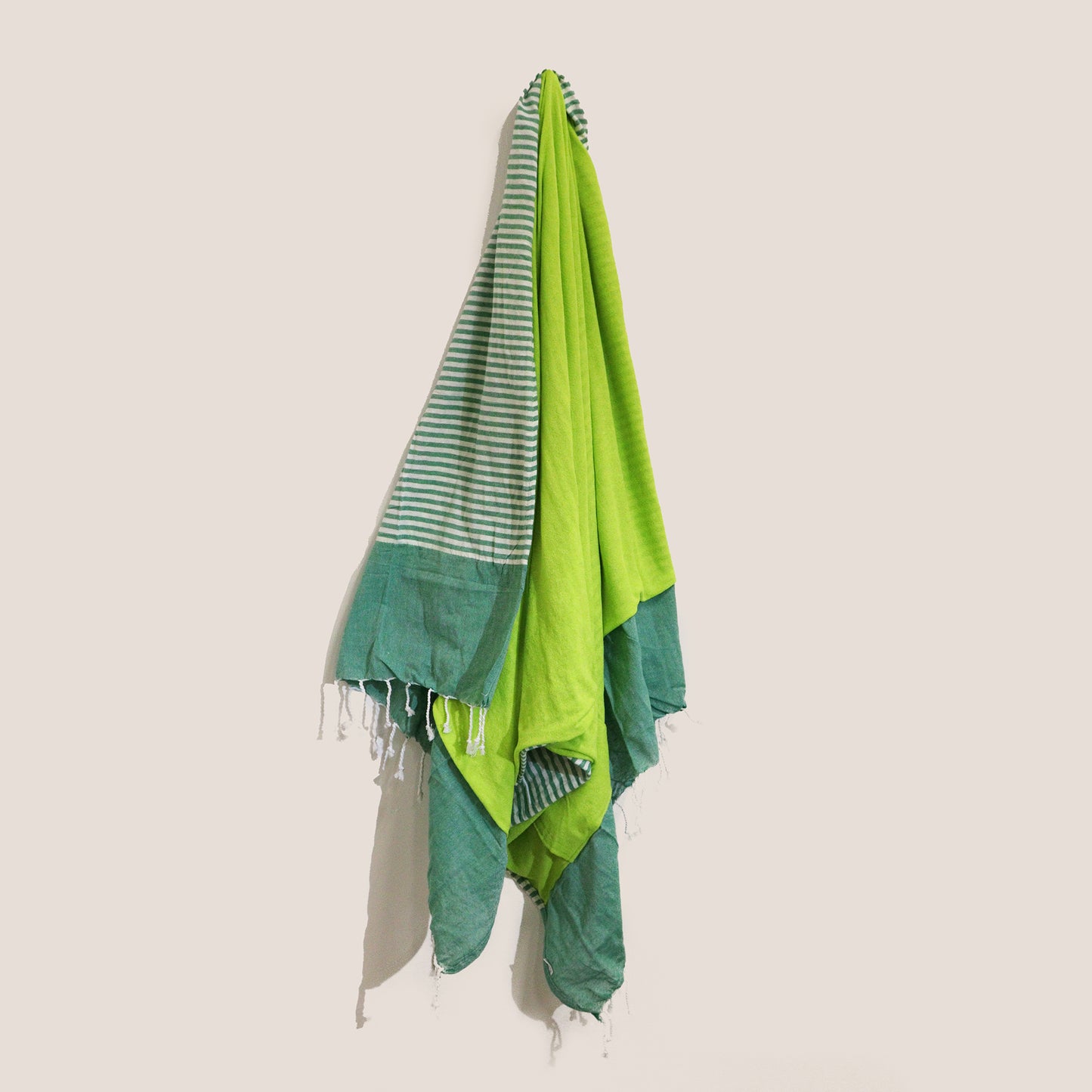 Serviette paréo en coton - 100x180 cm - Picnik Green