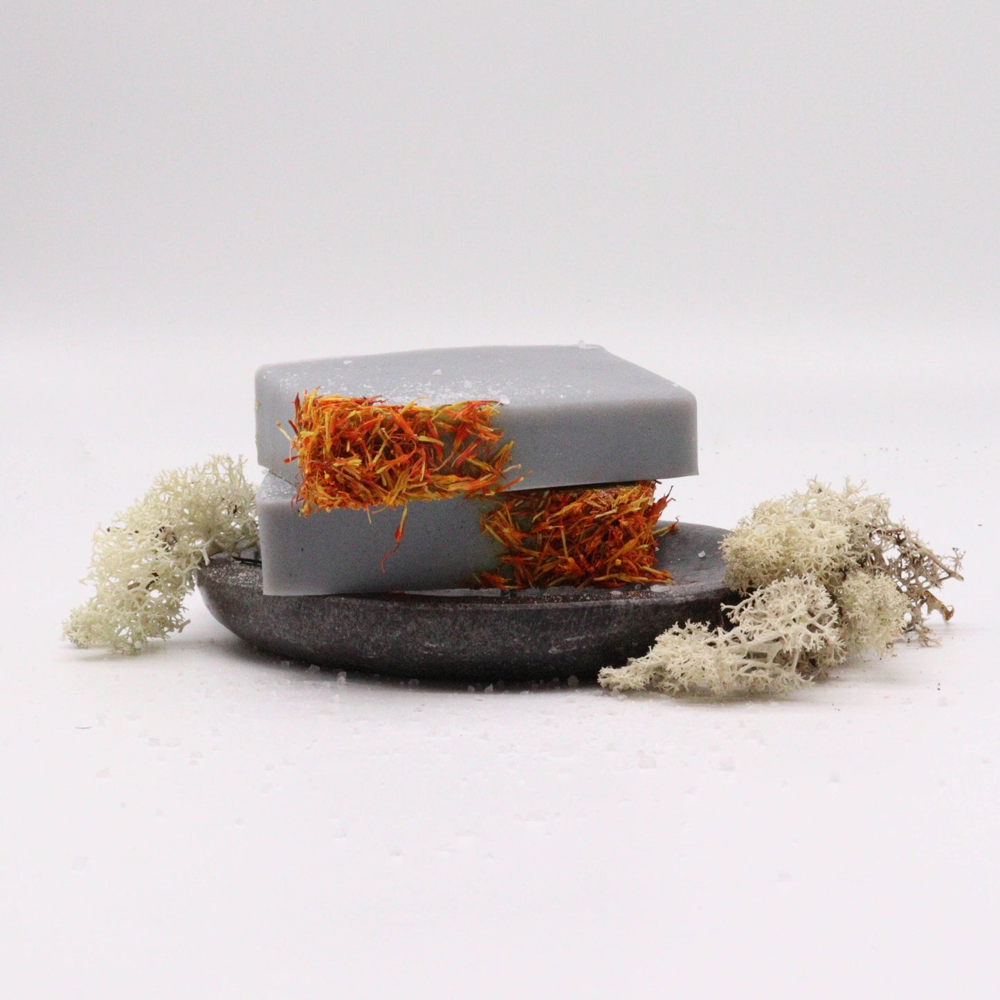 Savon en barre - Sel de mer et mousse
