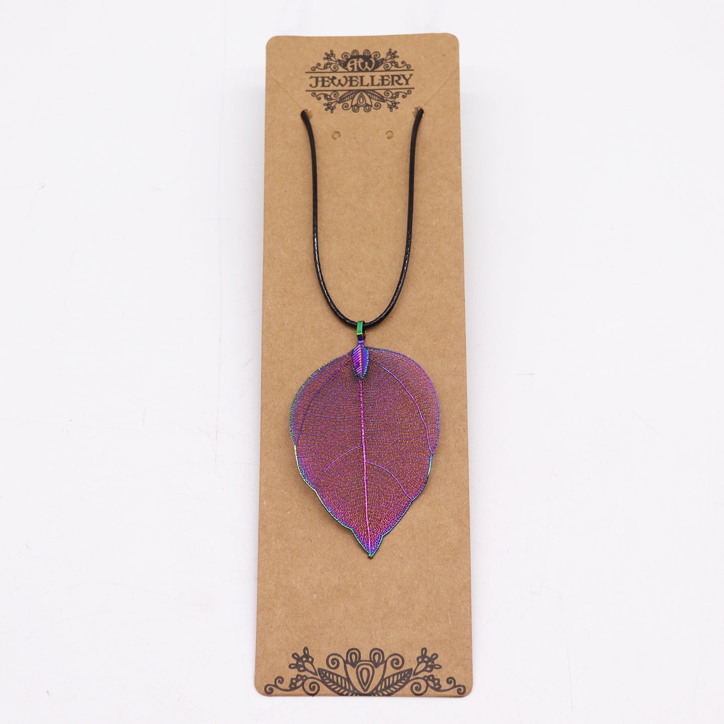 Collier - Feuille de Valeur - Multicolore