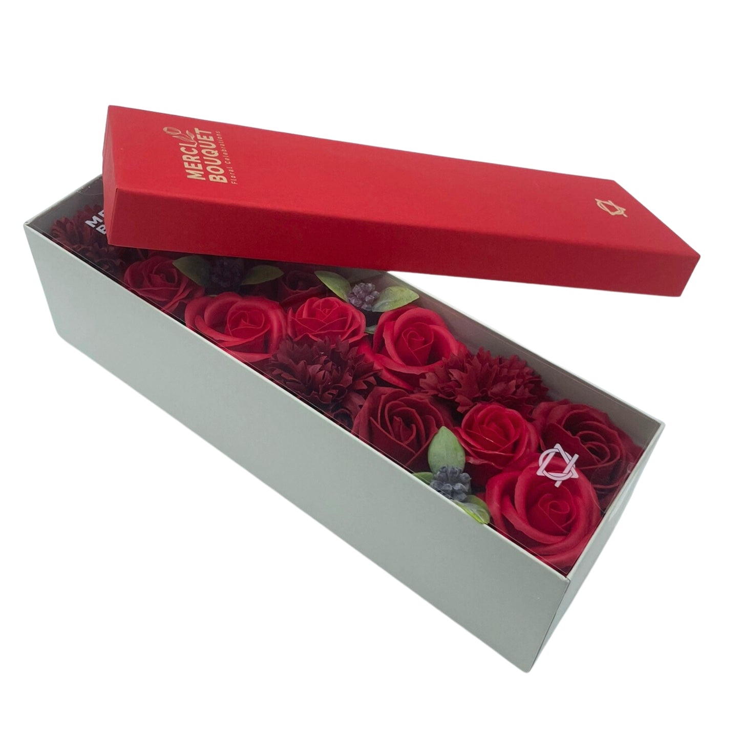 Boîte longue - Roses rouges classiques