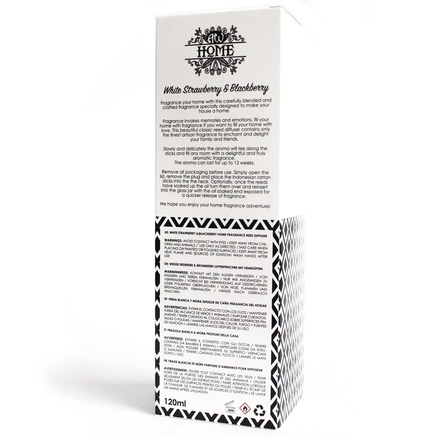 120 ml Aromadiffusor – Weiße Erdbeere und Himbeere