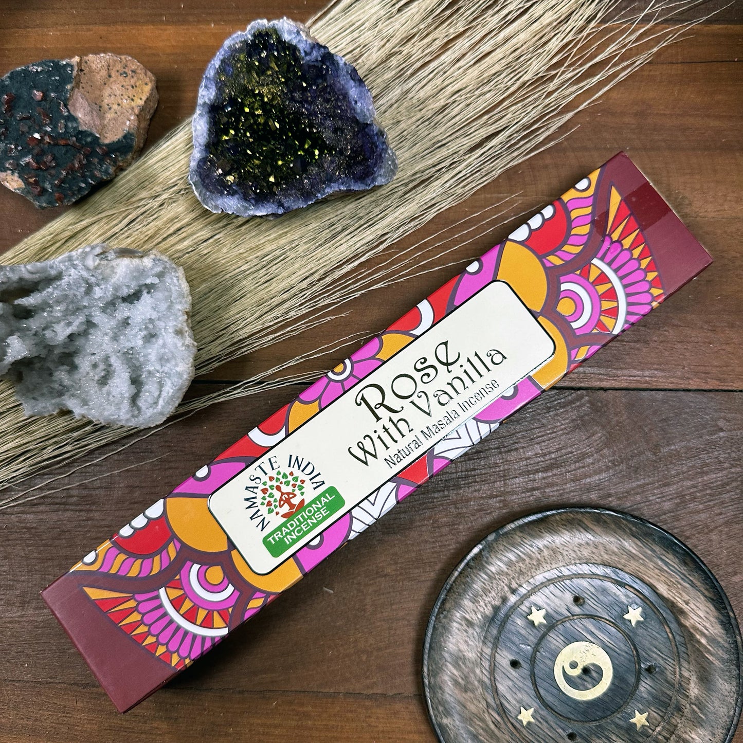 Namaste Mandala Masala Weihrauch – Rose und Vanille