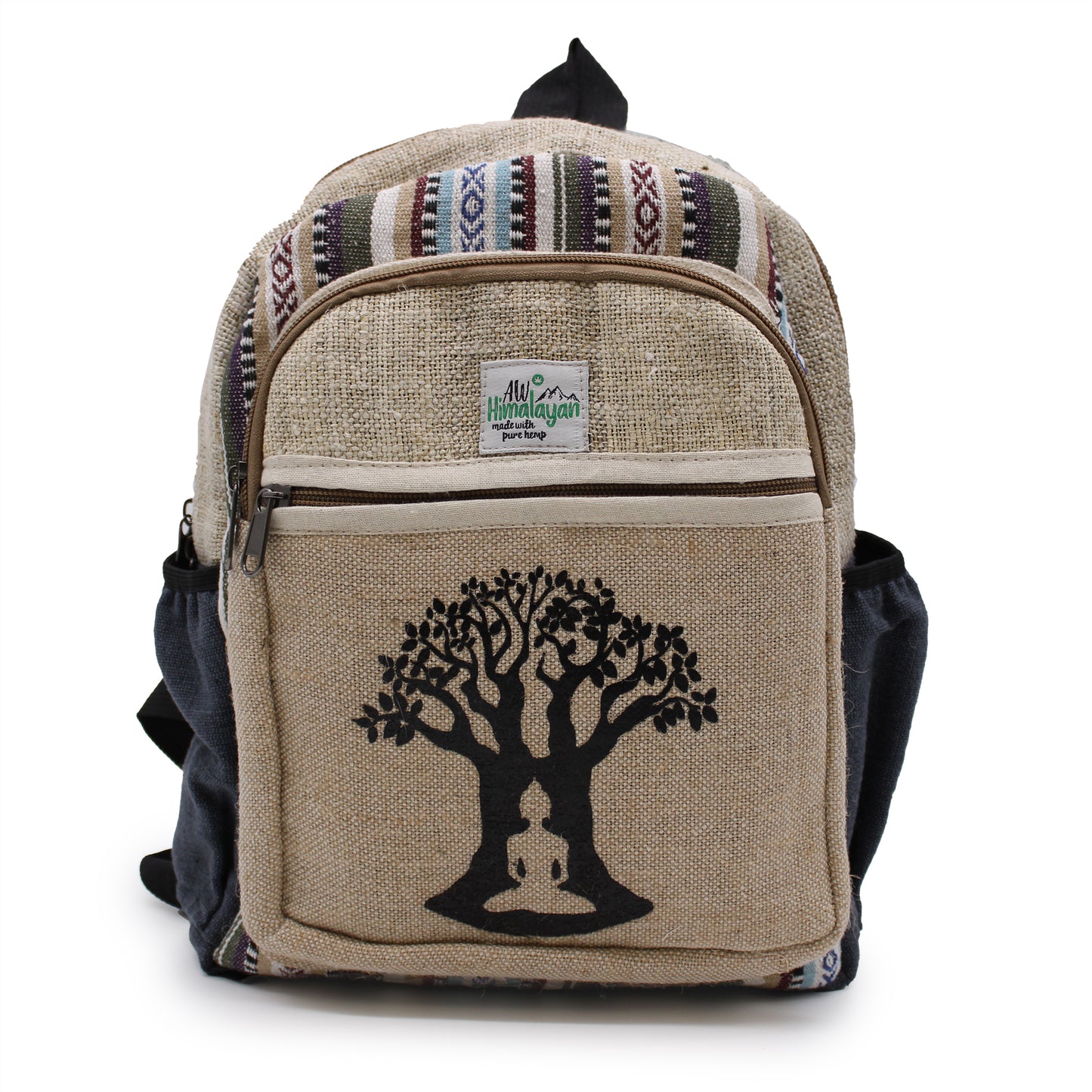 Petit sac à dos en chanvre - Bohdi Tree Design