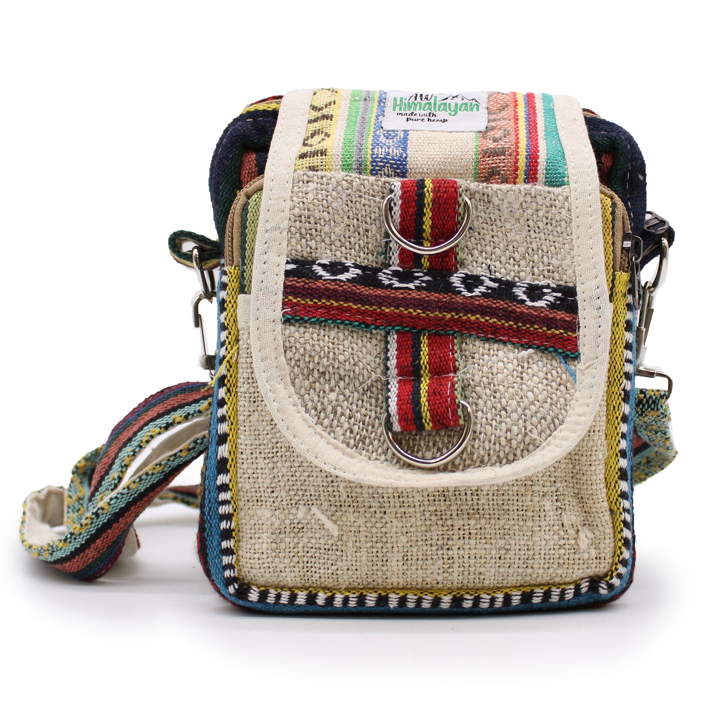 Sac de voyage en chanvre naturel et Jhari