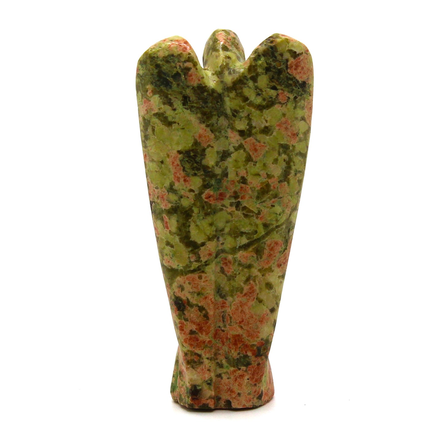 Ange en pierre précieuse sculpté à la main - Unakite