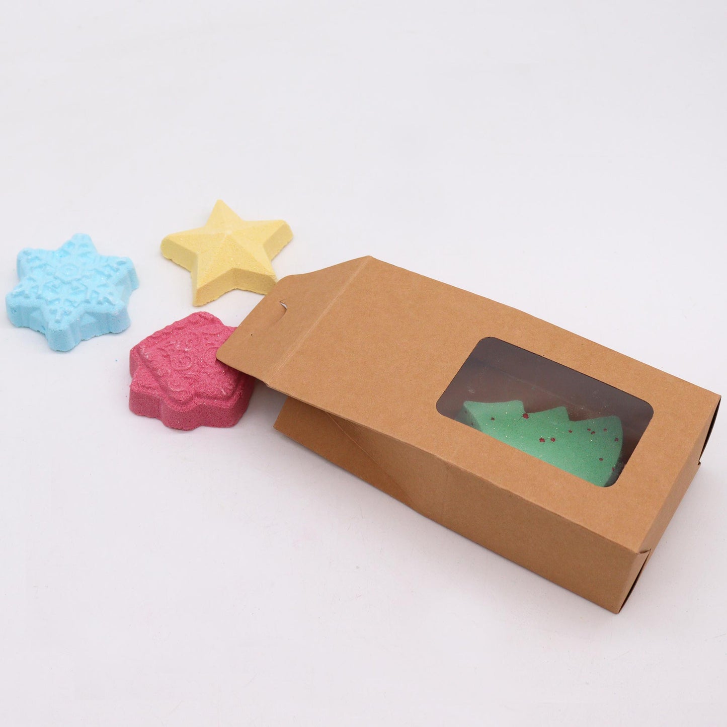 Coffret cadeau de bombes de bain de Noël