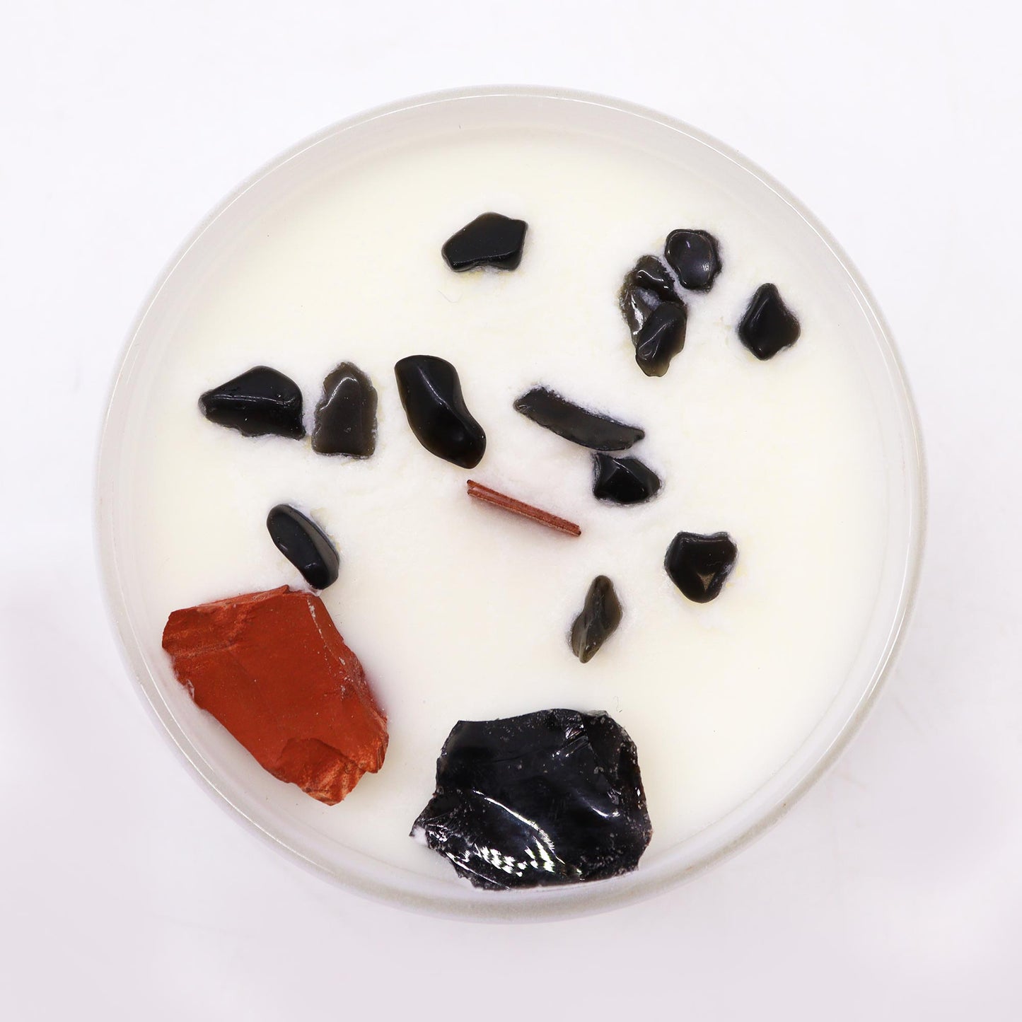 Bougies en cristal pour chakras - Chakra racine