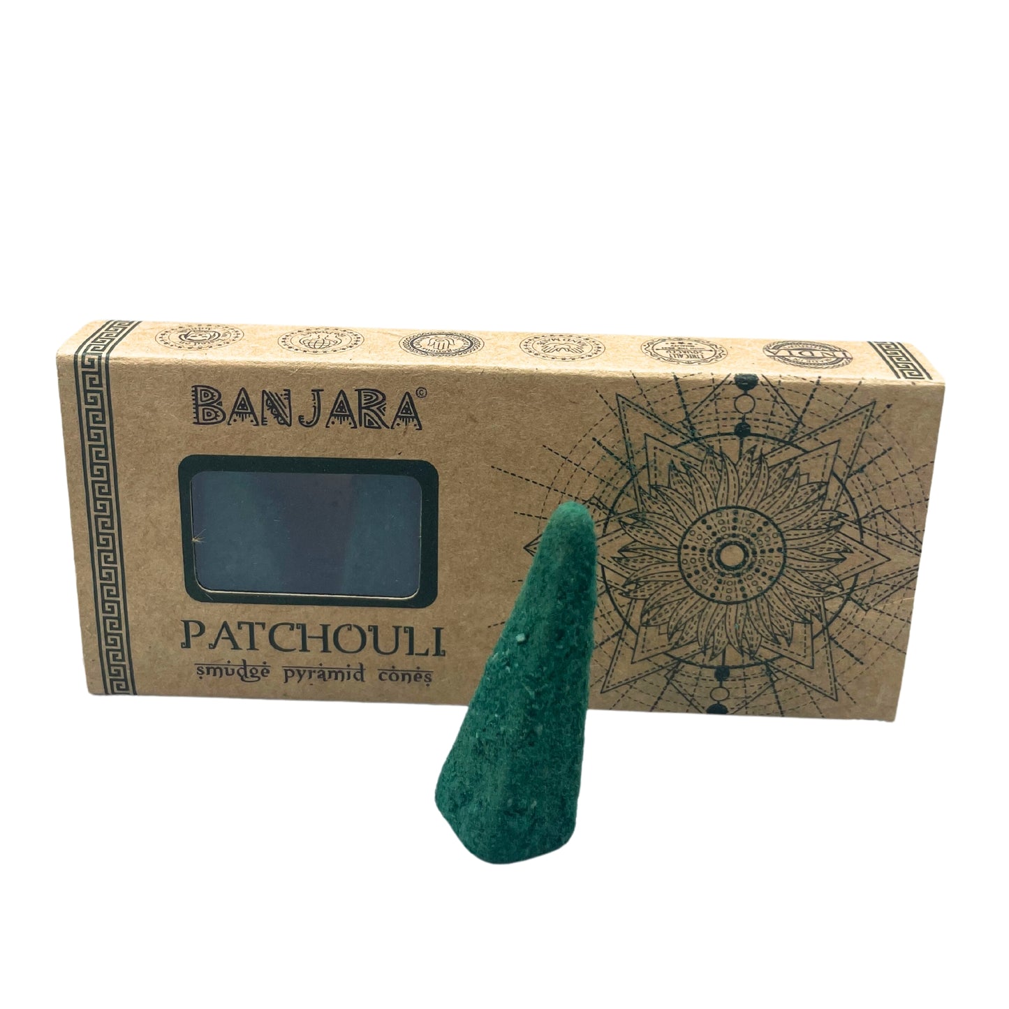 Cônes pyramidaux Banjara Smudge - Patchouli