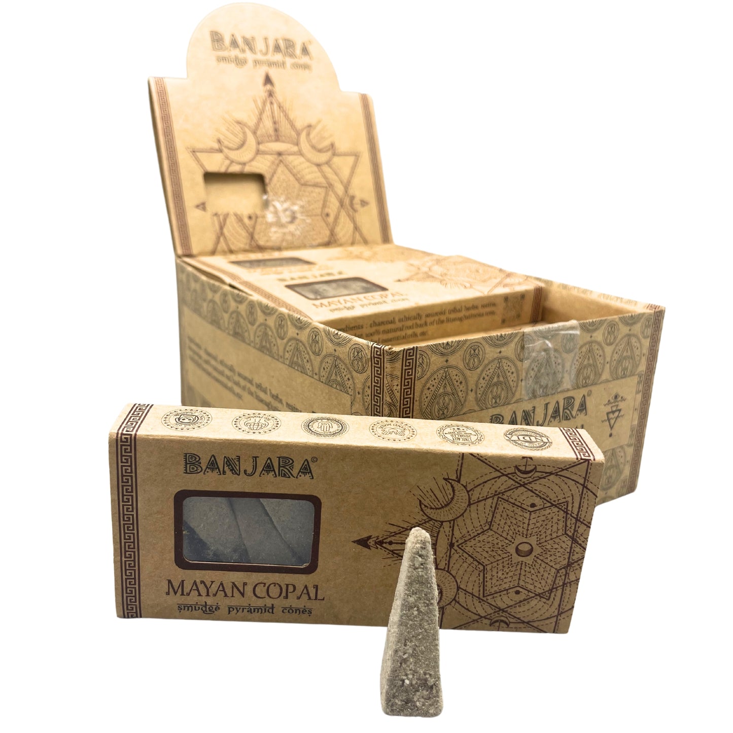 Cônes pyramidaux pour la purification Banjara – Copal maya