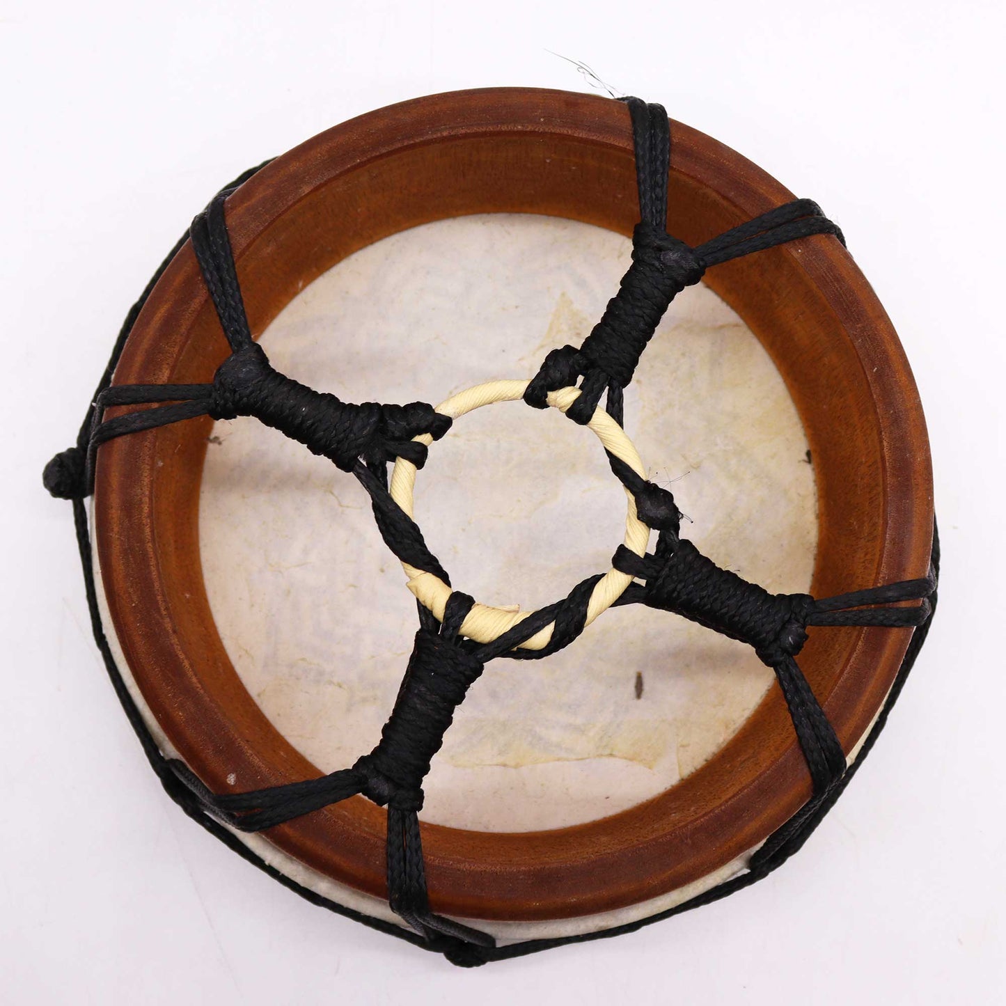 Tambour chamanique Mandala avec maillet - 20 cm