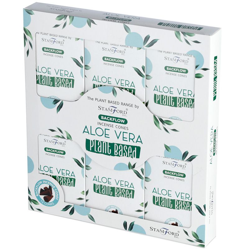 Cônes d'encens à reflux aux herbes - Aloe Vera