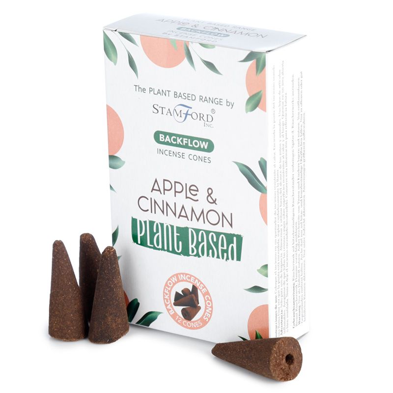 Cônes d'encens à reflux aux herbes - Pomme et cannelle