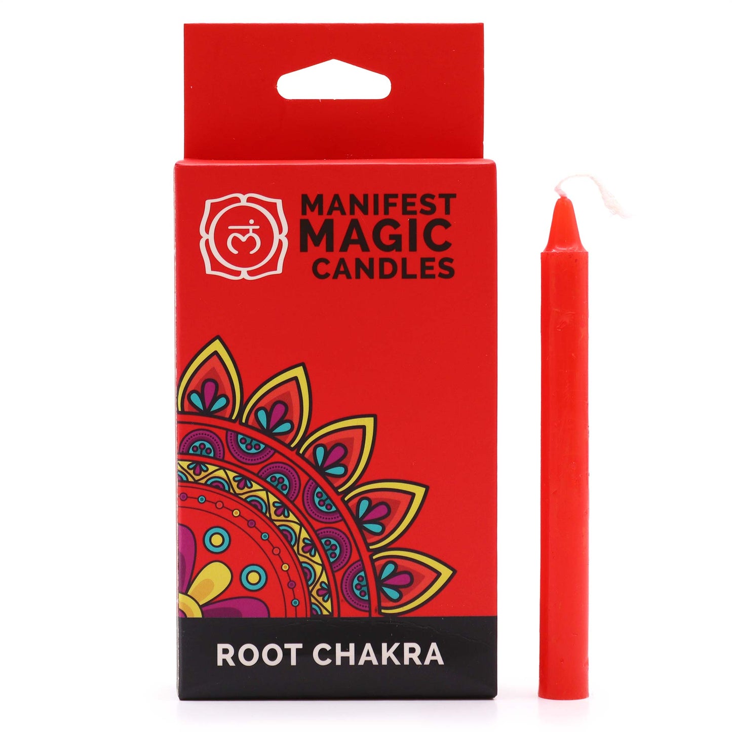 Bougies magiques Manifest (lot de 12) - Rouge - Chakra racine