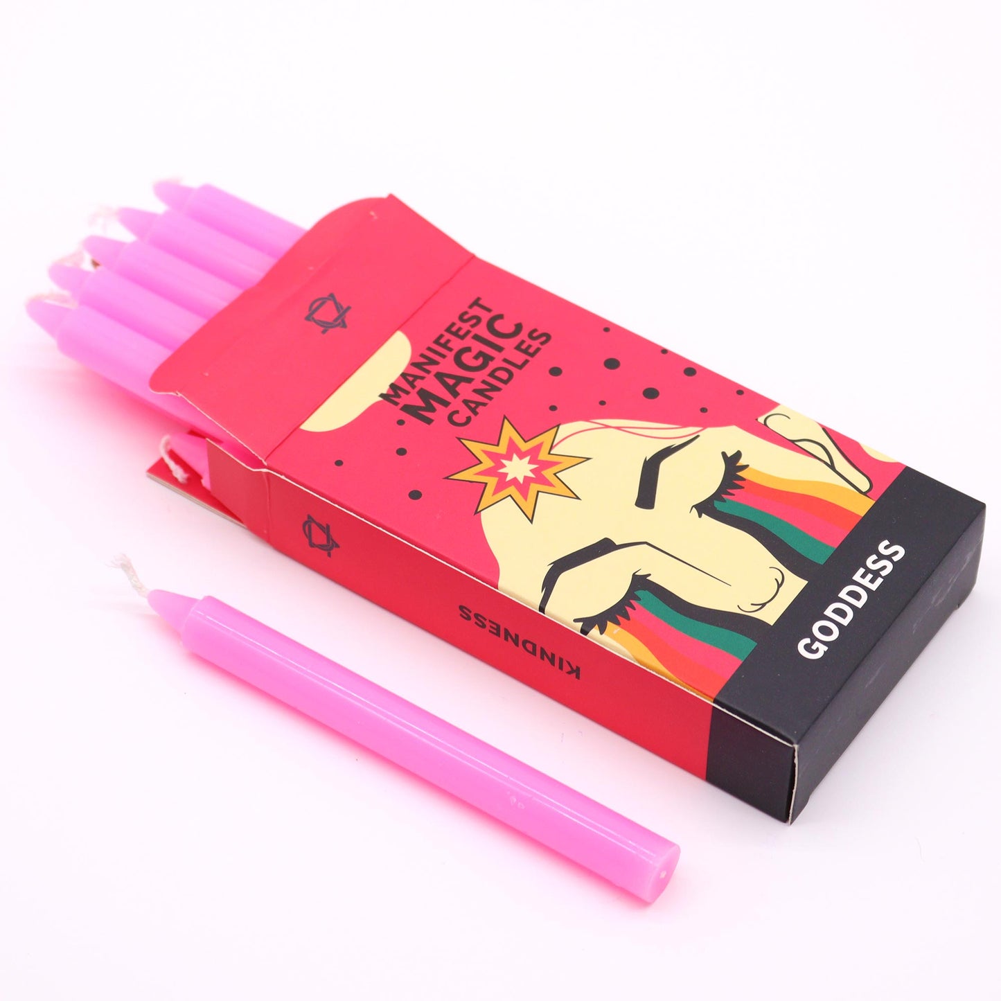 Bougies magiques Manifest (lot de 12) - Rose