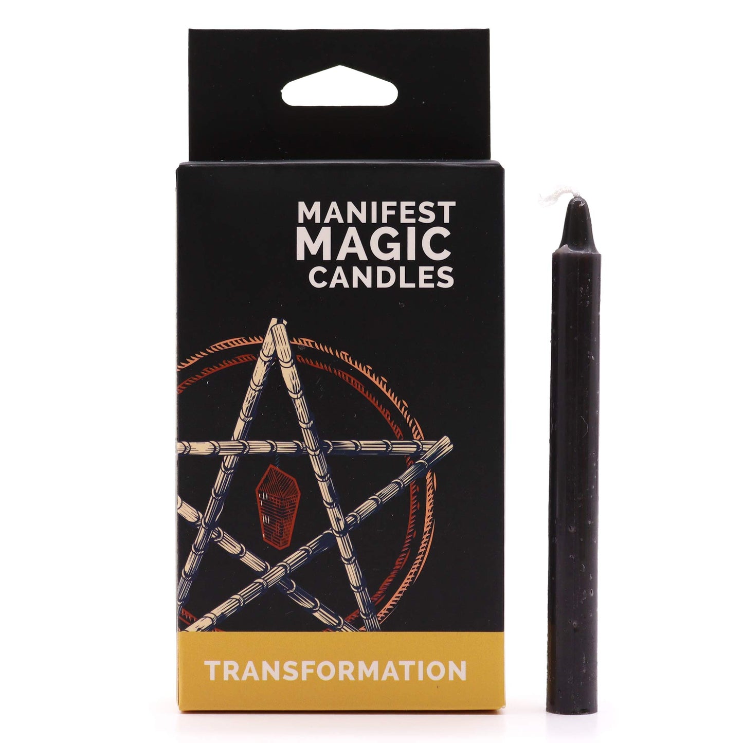 Bougies magiques Manifest (lot de 12) - Noir
