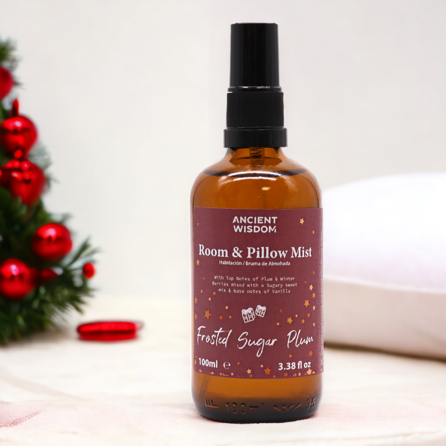 Spray parfumé pour la maison et l'oreiller 100 ml - Prune givrée