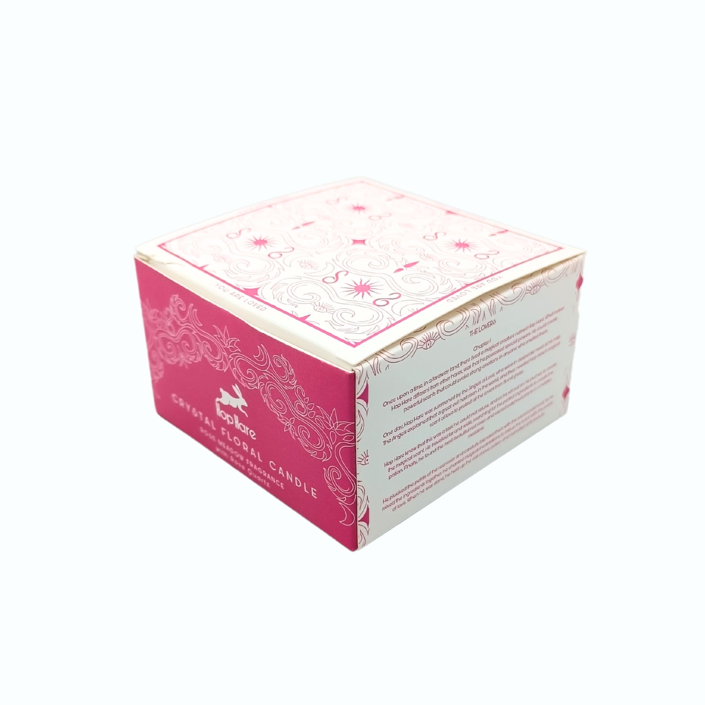 Hop Hare Crystal Magic Flower Kerze - Die Liebenden